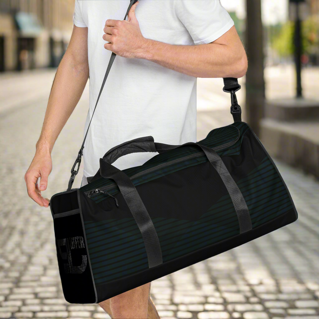 Duffle gym bag, by PL