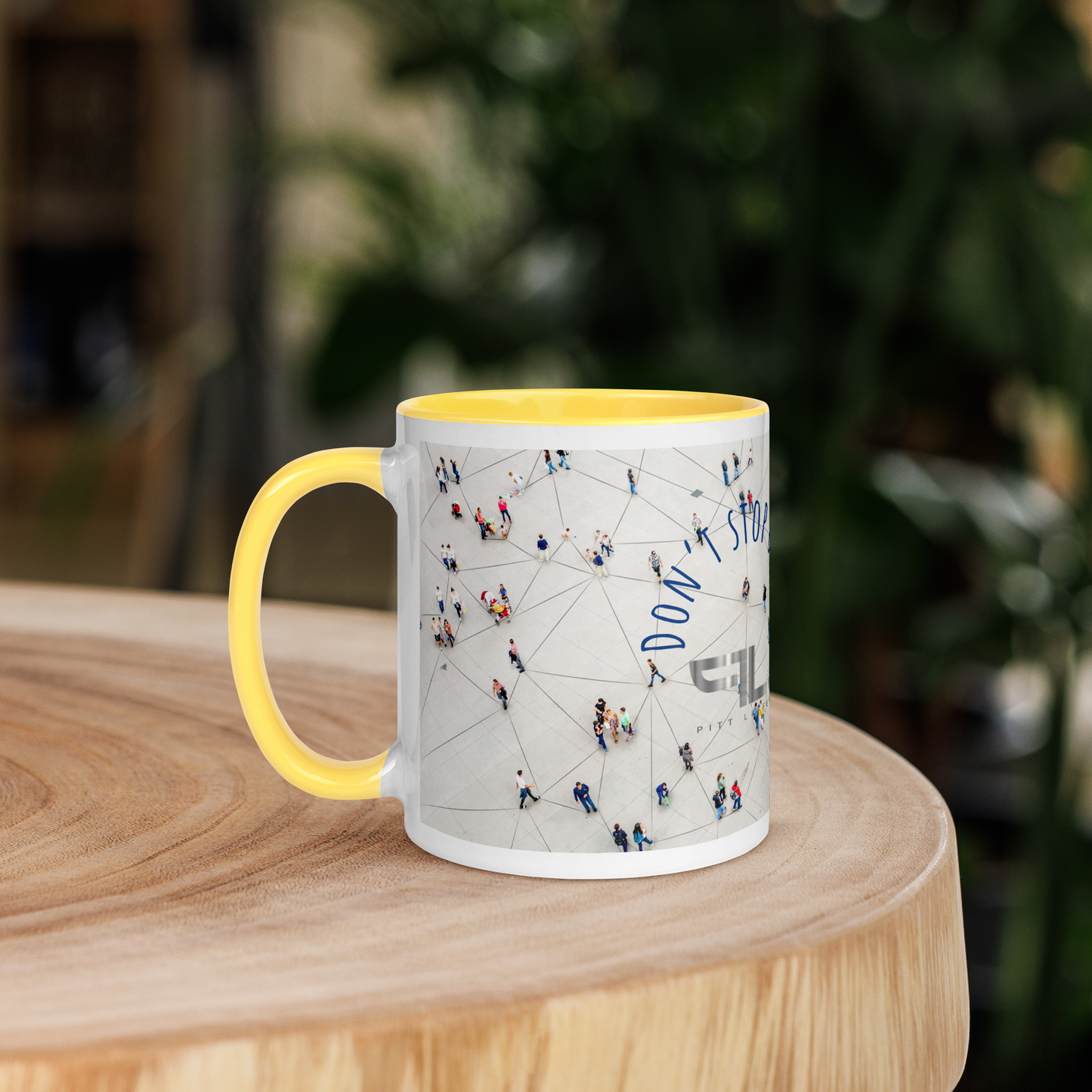 Mug with Color Inside - Don't stop